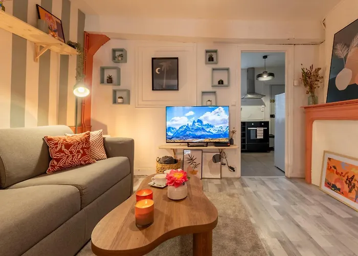 Διαμέρισμα Olympe By Kleidos, 4p, Rue Calme, Centre Historique, Proche Gare *